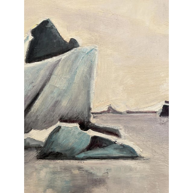 L. Mull, Fleur de glace, 1982, Oil on Canvas, Framed For Sale - Image 6 of 12