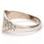 Contemporary 14KW Signet Band Ring, size 5 For Sale - Image 3 of 5