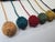 Handmade Rya-Style Wool Tapestry with Pom-Poms, 1970s For Sale - Image 6 of 9