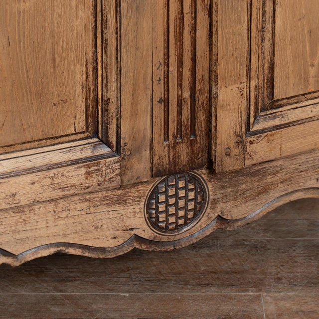 Early 19th Century French Bleached Oak Sideboard Buffet For Sale - Image 14 of 16