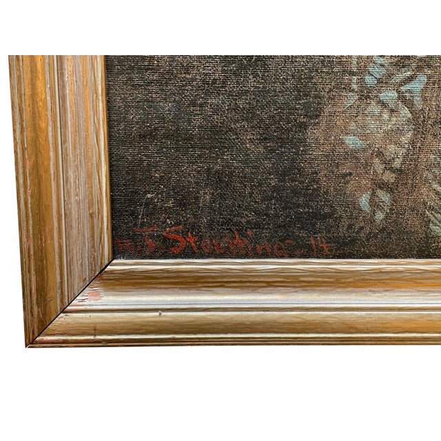 Paint Monumental Durham Cathedral, England Oil Painting, 1914 For Sale - Image 7 of 7