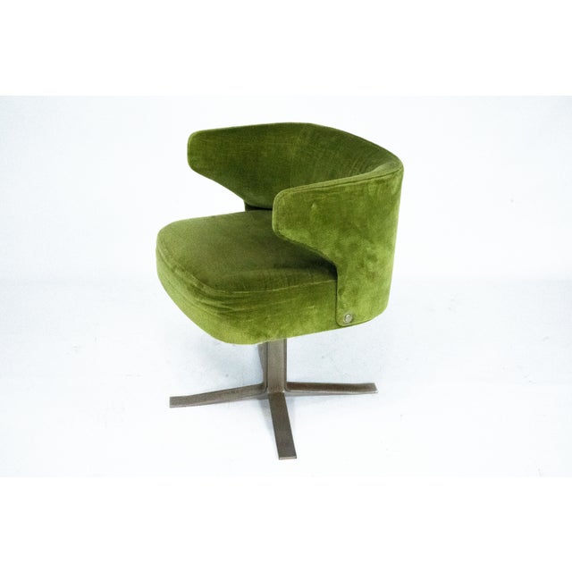 Green Swivel Poney Chairs by Gianni Moscatelli for Formanova, Italy, 1970s, Set of 4 For Sale - Image 18 of 18