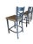 Holland Catalina Solid Maple & Stainless Steel Counter Stool Set of 3 For Sale - Image 4 of 17