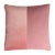 Happy Double Velvet and Wool Cushion with Pink Solid Velvet Reverse by Lorenza Briola for Lo Decor For Sale