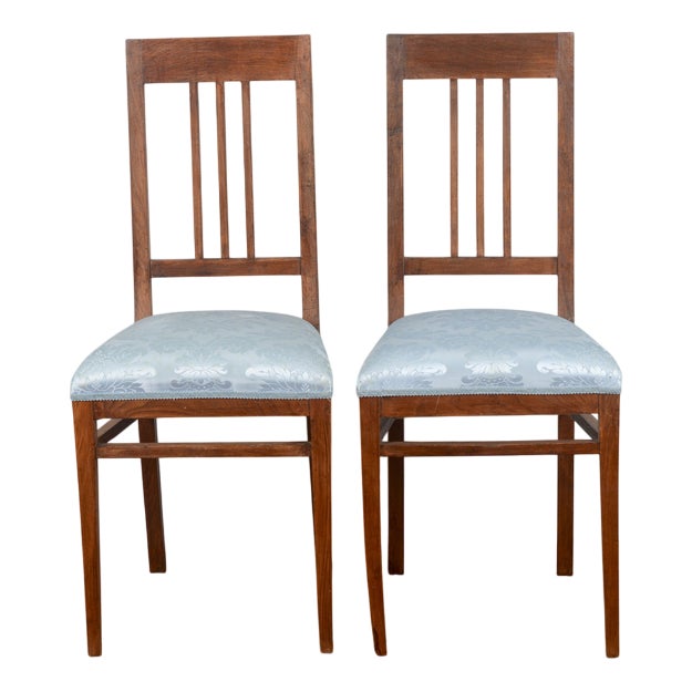 Liberty Chairs in Wood, Set of 2 For Sale