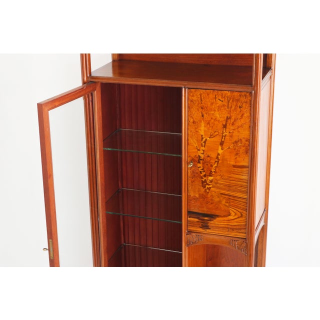 Art Nouveau Marquetry Display Cabinet by Louis Majorelle, France, 1900 For Sale - Image 11 of 18