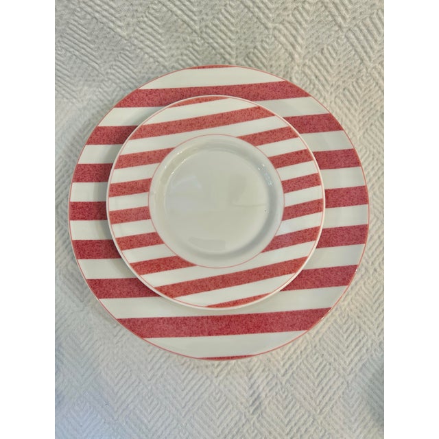 American 1990’s Christopher Stuart Fine China “Capri Rose” - a Set of 12 Pieces For Sale - Image 3 of 8