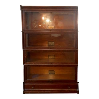 Antique Globe Wernicke Barrister/Lawyer's Bookcase For Sale