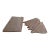 Vintage Chalet Tablecloth With 8 Matching Napkins in Taupe For Sale