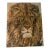 Vintage Mid Century Modern Lion Portrait Painting by Fritz Rudolf Hug Framed 60s 1960s MCM Mid 20th Century For Sale