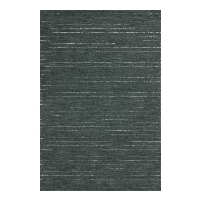 Chris Loves Julia x Loloi Henry Denim / Ivory 9'-3" x 13' Area Rug For Sale