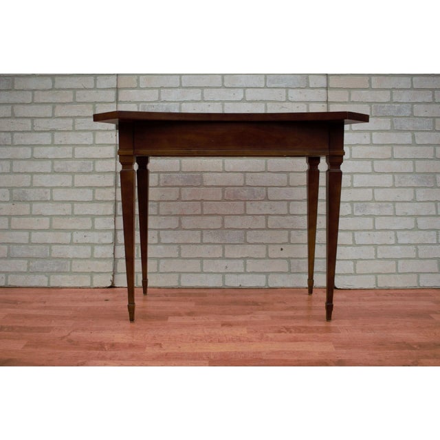 Baker Furniture Company Vintage Baker Furniture Federal Style Inlaid Side Table For Sale - Image 4 of 12