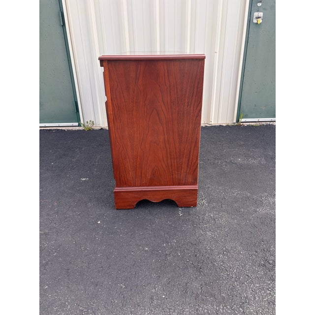 Brown Broyhill Chippendale Style Cherry Sideboard Buffet For Sale - Image 8 of 12