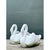 Late 20th Century Vintage Cast Concrete Swan Planters - Pair For Sale - Image 5 of 12