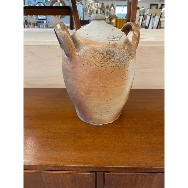 Ceramic Vintage Mid-Century French Provincial Stoneware Pottery, Jar/Jug/Vase/Vessel For Sale - Image 7 of 8