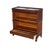 Wood Lundstrom Oak 2-Stack Barrister Bookcase With Leaded Glass C1910 For Sale - Image 7 of 16