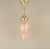 Art Nouveau Pendant Lamp with Floral Opal Glass Shade, 1890s For Sale - Image 3 of 8