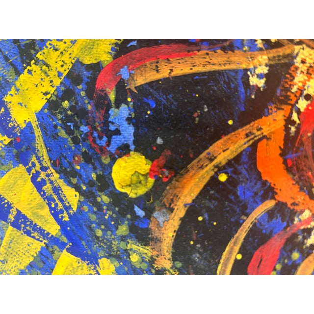 Hendrik Grise Large Abstract Expressionist Mixed Media Painting For Sale In Denver - Image 6 of 6