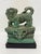 Green Vintage Impressive Bronze Foo Dog Sculptures - Pair For Sale - Image 8 of 10