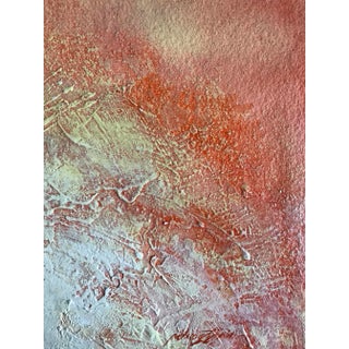 Patricia Zippin "The Sun" 1980s Mixed Media 11.25"x 15" For Sale