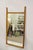 Vintage Mid Century Modern Sculpted Walnut Finial Modernist Wall Mirror For Sale - Image 9 of 11