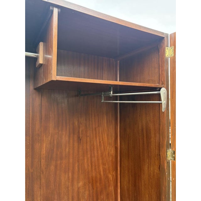 Art Deco Fluted Double Wardrobe, 1930 For Sale - Image 9 of 11