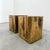 Wood Vintage Sculptural Spalted Maple Wood Block Stools or Side Tables, Pair For Sale - Image 7 of 12