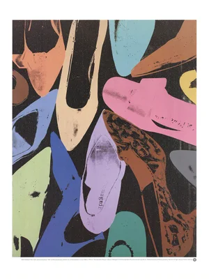 1999 Andy Warhol 'Diamond Dust Shoes' Offset Lithograph