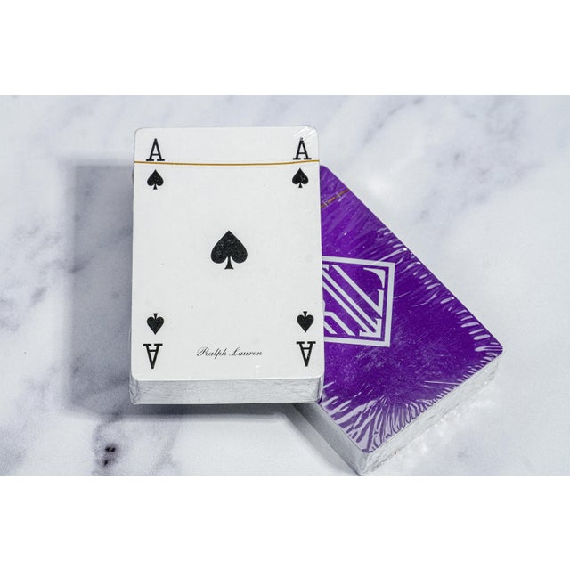 Refined Ralph Lauren Home Purple Label Wood Sterling Silver Storage Box Playing Cards Luxury Decor For Sale - Image 17 of 17