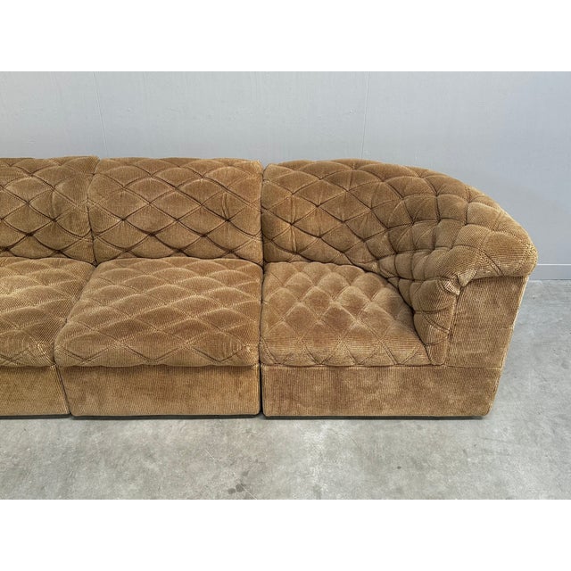 Brown Large Modular Sofa from Laauser, 1970s, Set of 7 For Sale - Image 8 of 15