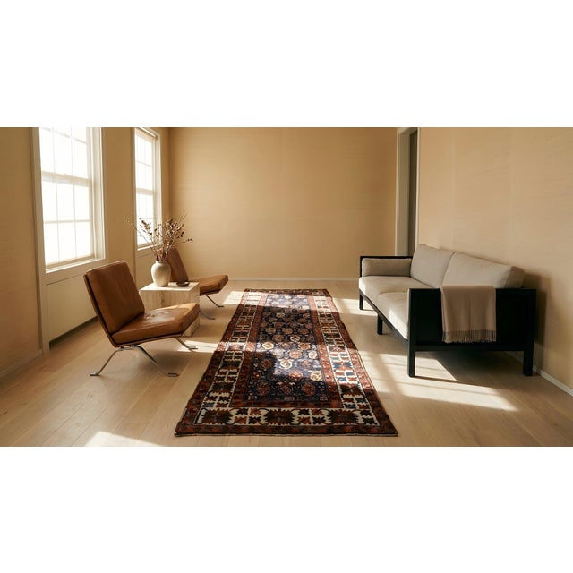 19th Century 19th Century Caucasian Kazak Carpet ( 3'2" x 10'10" - 97 x 330 ) For Sale - Image 5 of 6