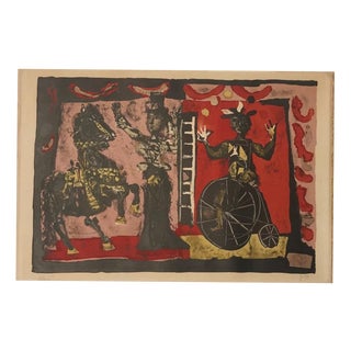 Antoni Clave, Circus Parade, 20th Century, Lithograph For Sale