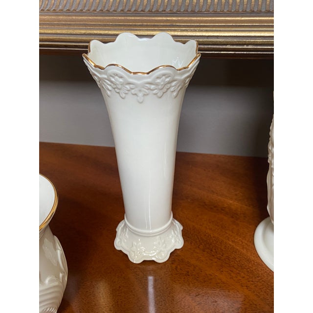 American 1980s Lot of 7 Vases American by Design Lenox For Sale - Image 3 of 6