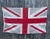Blue 1940s Large British Flag Union Jack Soft Gently Faded Cotton Naval Flag For Sale - Image 8 of 8