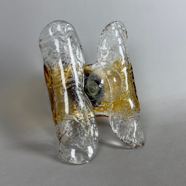 1970s Murano Glass Wall Lamp from Mazzega, 1970s For Sale - Image 5 of 13