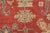 Kazak Rug 7'5'' X 11' Red Wool Tribal Geometric Hand-Knotted Oriental Carpet For Sale - Image 9 of 12
