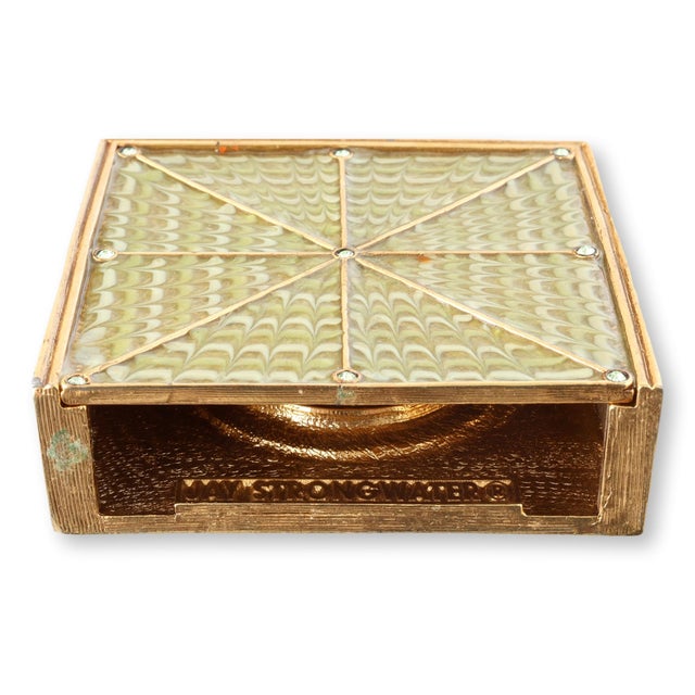 Jay Strongwater Enameled Desk Clock For Sale - Image 4 of 4