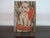 Red Seated White Poodle on Red Chair Gouache Framed Oil on Paper For Sale - Image 8 of 8