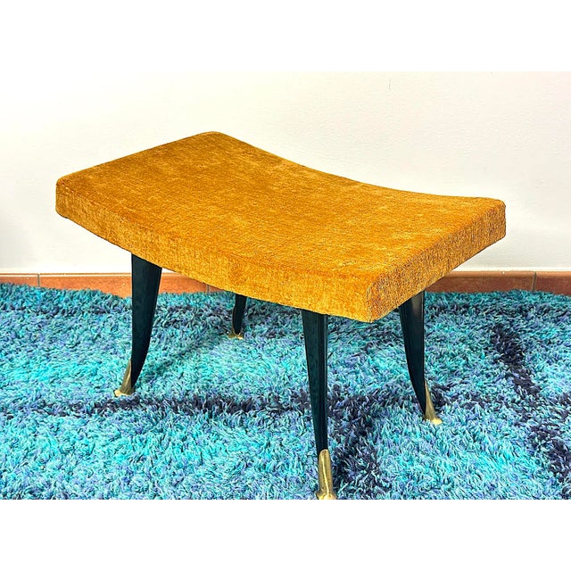 Mid-Century Modern Italian Stool, 1950s For Sale - Image 10 of 10