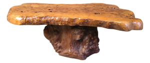 Freeform Coffee Table in Elm, 1970s