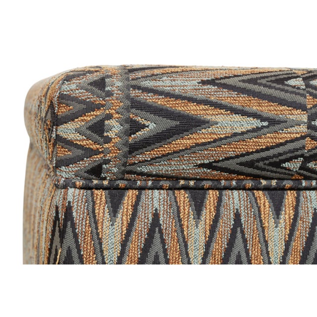 Early 21st Century Upholstered Cube Storage Ottomans, a Pair For Sale - Image 5 of 7