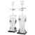 Stacked Lucite Helix Table Lamps - a Pair For Sale