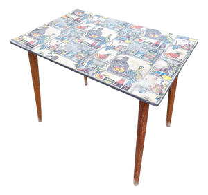 Mid-Century Fruit Formica Kitchen Table, 1960s