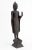 Southeast Asian Standing Buddha Bronze Sculpture, hands in the abhayamudra gesture, with bronze square base. 21.5" H x 5"...