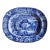 Antique Early 19th Century Riley's China Blue & White Transferware Small Platter in the Chinoiserie Taste, Circa 1820 For Sale
