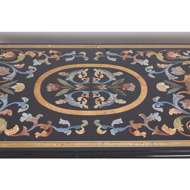 Mosaic Resin and Wood Table, 1970s For Sale - Image 10 of 18