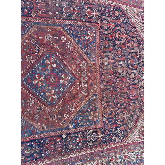 Antique Tribal Shiraz Rug, 1890s For Sale - Image 17 of 18