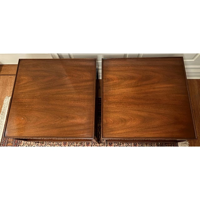 Kittinger Pair 1970's Kittinger Furniture MCM Side Tables For Sale - Image 4 of 10