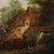 Textile Unknown, Landscape with Mill, Oil on Canvas, Framed For Sale - Image 7 of 11