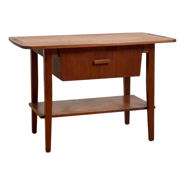 Side Table in Teak, 1950s For Sale